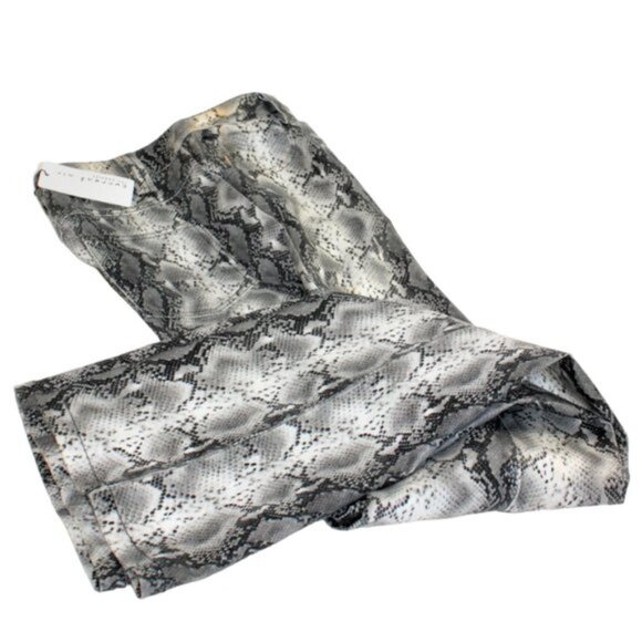 Anthropologie Current Air Lela Snakeskin Print Straight Size XS (29/31) - Picture 4 of 10